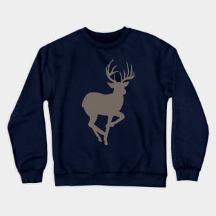 Brown Buck Graphic Crewneck Sweatshirt